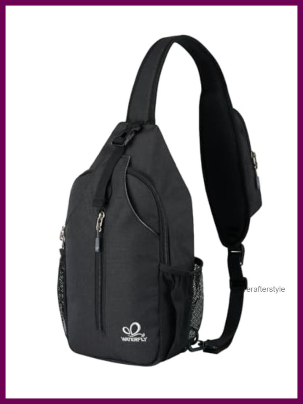 RFID Sling Backpack Crossbody Bag Travel Hiking Daypack Water Resistant